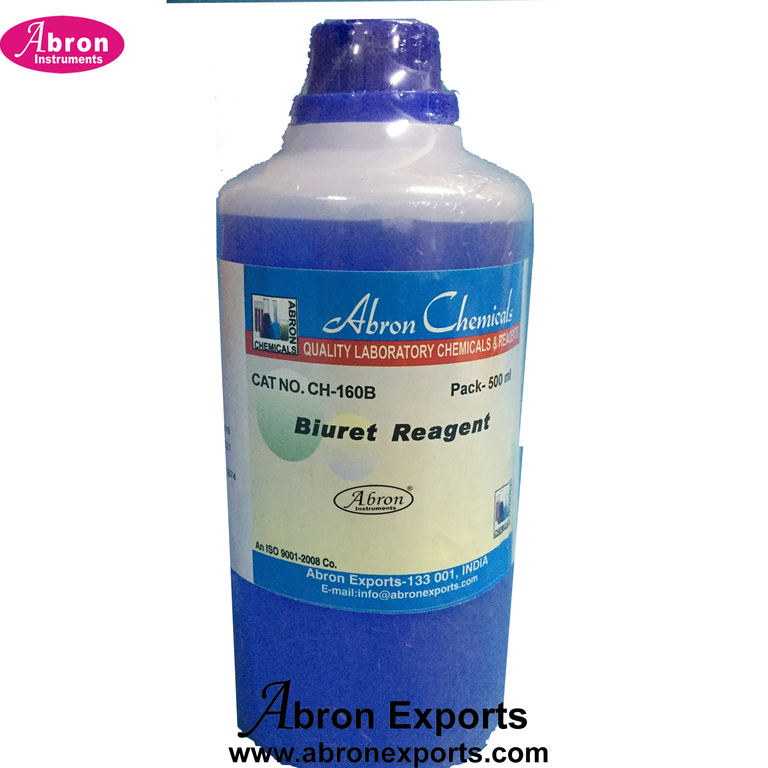 Biuret Reagent Solution 500ml Laboratory Test Reagent for Lab Abron CH-160M5H 